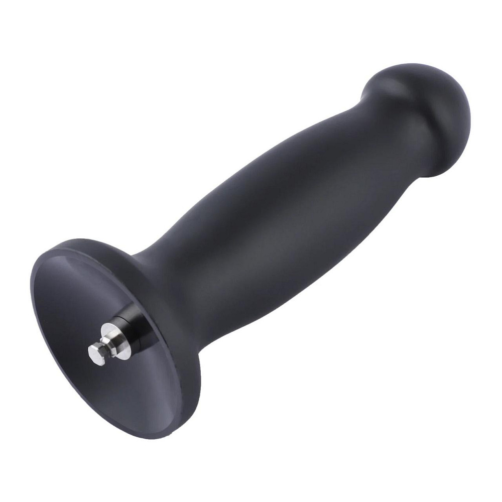 Силіконовий фалоімітатор для секс-машин Hismith 7.2" Black Silicone Anal Dildo, система KlicLok Sex Aura Київ - фото 7