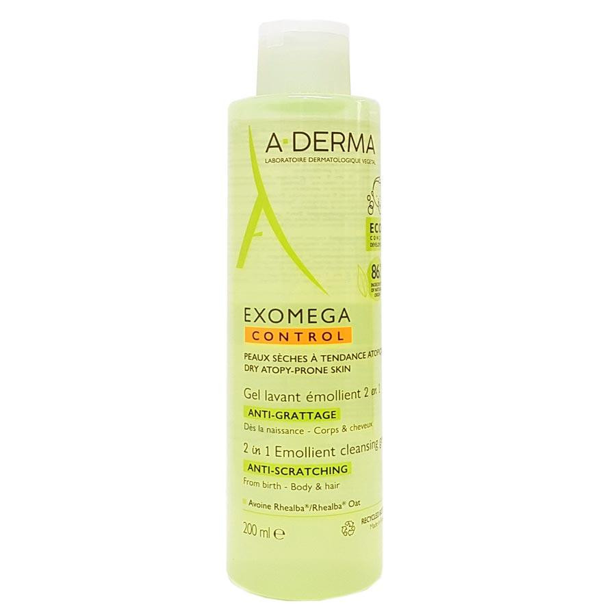 А-Дерма Екзомега Контрол очисний гель 2-в-1 A-Derma Exomega Control Gel Lavant Emollient 2 en 1 200 мл Дніпро - фото 1