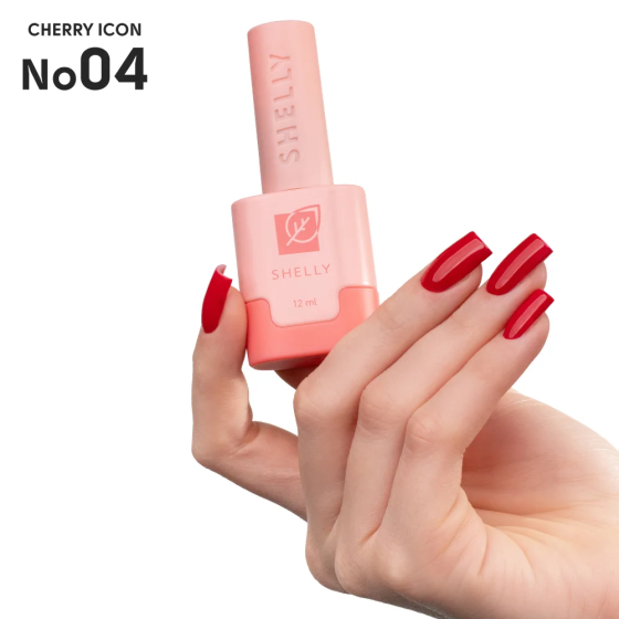 Гель-лак для ногтей 04 Cherry Icon Shelly 12 мл Киев