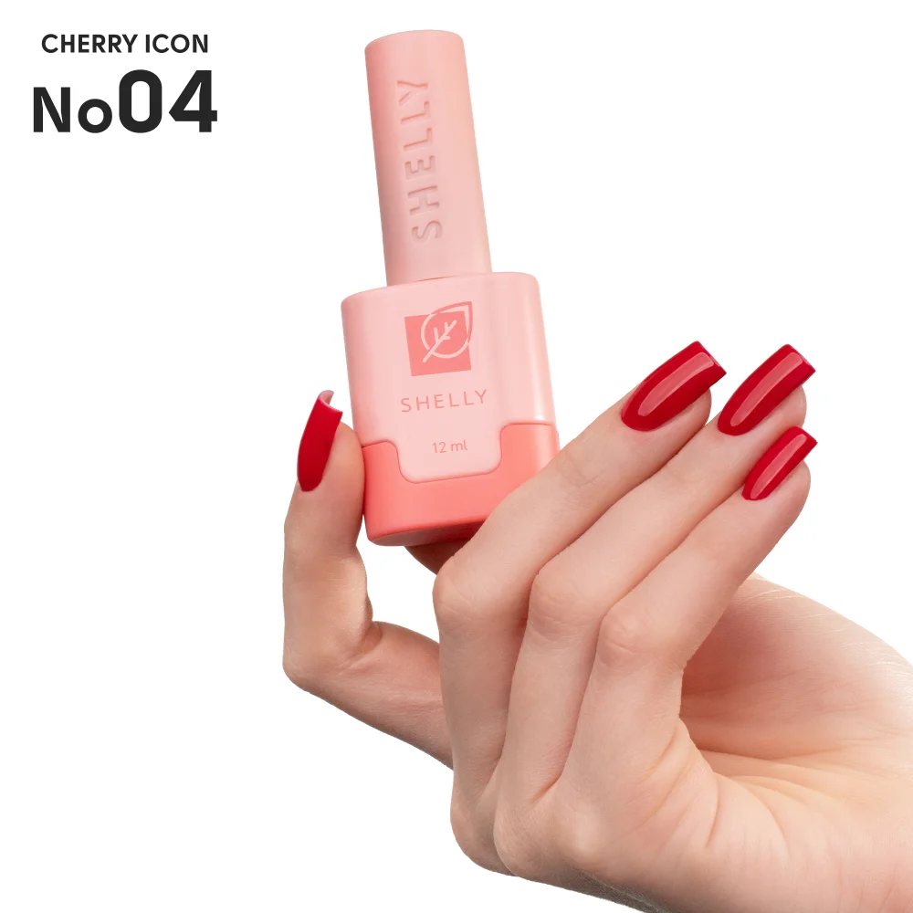 Гель-лак для ногтей 04 Cherry Icon Shelly 12 мл Киев - изображение 6