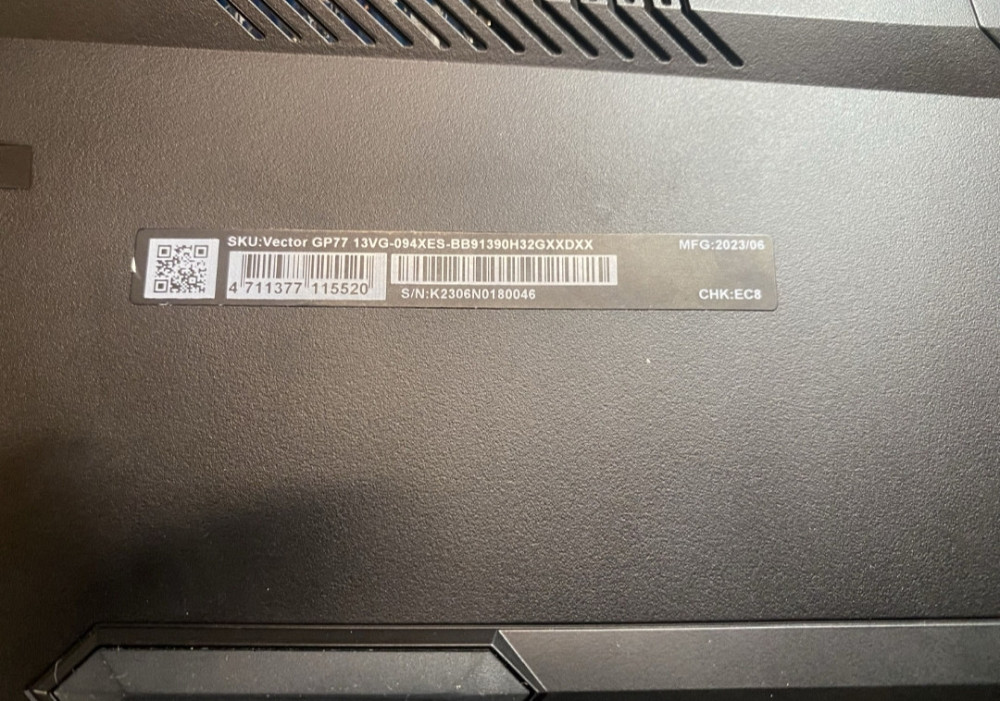 Ноутбук MSI Vector GP 77 13vg - 094 xes. Київ - фото 4