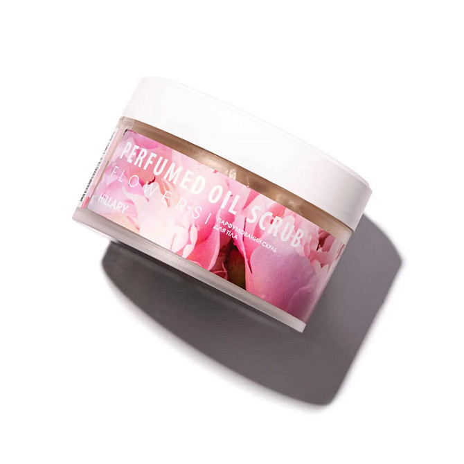 Скраб для тіла HILLARY парфюмований Perfumed Oil Scrub Flowers 200 гр 4820209070187 Київ - фото 1