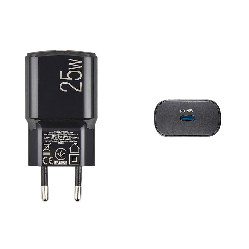 Сетевое зарядное устройство Brevia ePower PD25W USB-C черный Львов - изображение 4