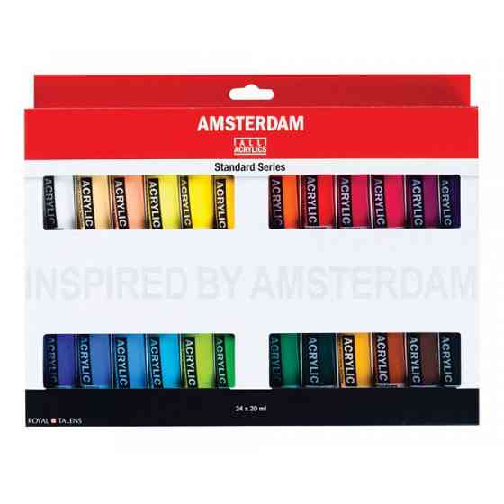 Набір акрилових фарб AMSTERDAM STANDARD 24х20мл Київ
