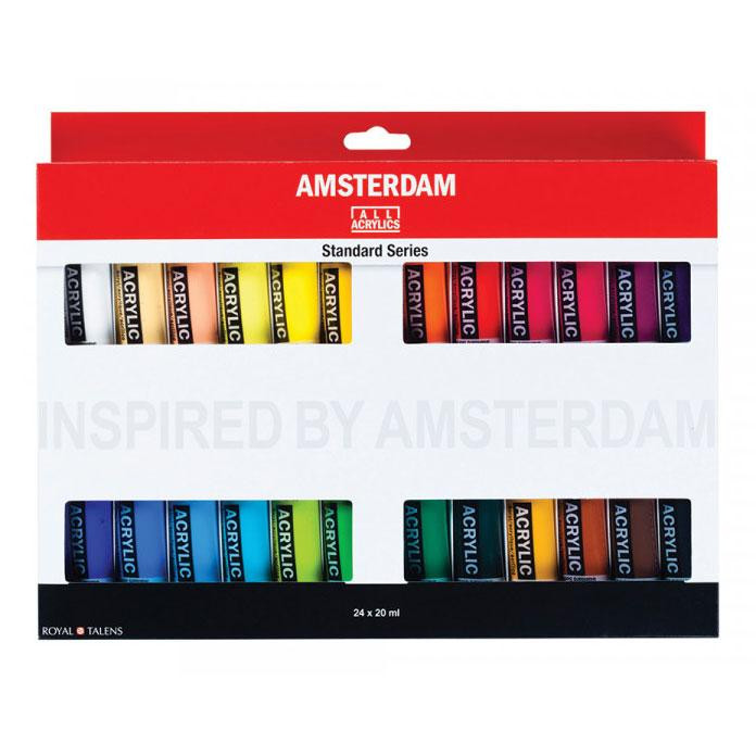 Набір акрилових фарб AMSTERDAM STANDARD 24х20мл Київ - фото 1