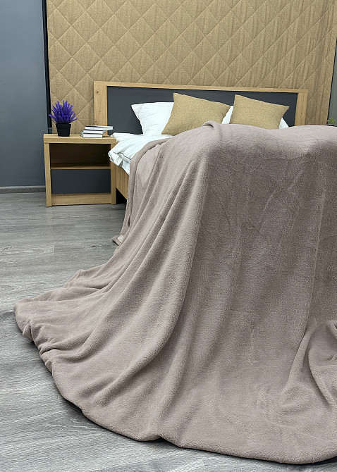 Плед-покривало 160х200 см (+-5см) Світле какао (87-041) Київ - фото 7