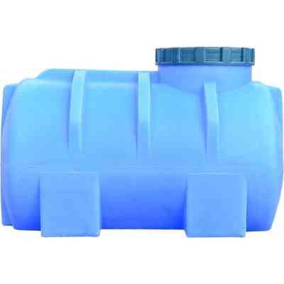 Ємність для води Пласт Бак горизонтальна харчова 250 л синя (12463) Вінниця