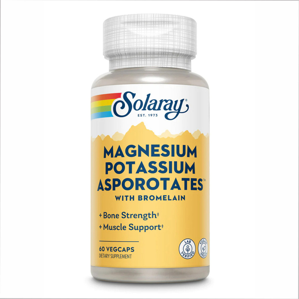 Магний и калий аспартат  Solaray  Magnesium & Potassium Asporotate  - 60 vcaps Киев - изображение 1