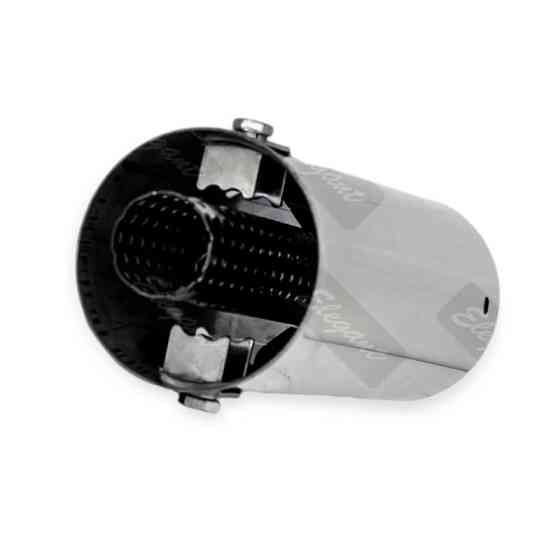 Насадка глушник хром d 63мм, l 165мм, зовнішні 63мм (0070) Мукачево