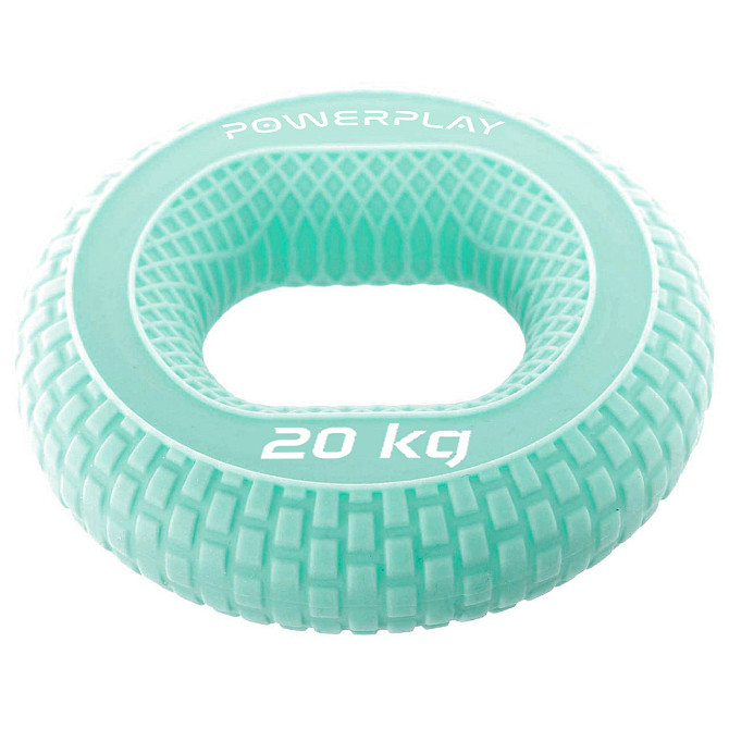 Еспандер кистьовий силіконовий PowerPlay PP-4333 Hand Grip Medium 20 кг. Зелений Кам'янське - фото 2