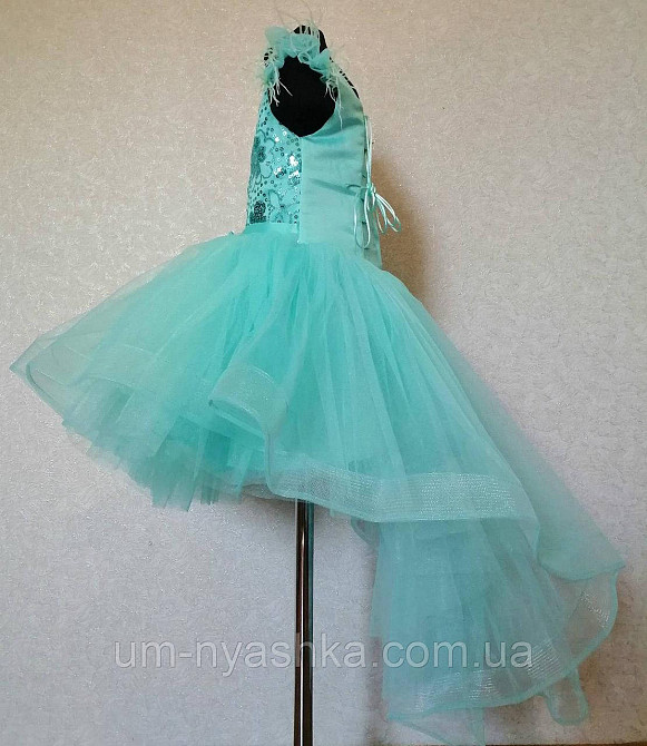 Детское нарядное платье удлиненное сзади Синее 116-134 Кривой Рог - изображение 9