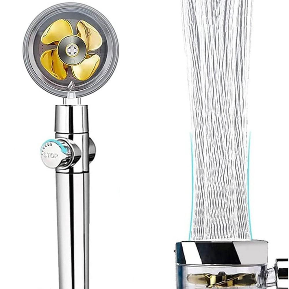 Лійка насадка для душу з турбовентилятором обертання 360°,колір Рандом SBR Київ - фото 1