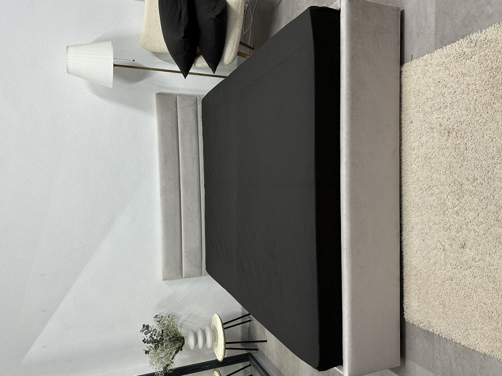 Простирадло на резинці 180х200 Ecotton Black Коломия - фото 5