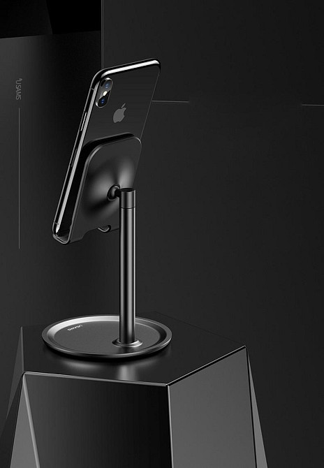 Універсальний тримач смартфона/планшета Usams US-ZJ048 (Чорний) Миколаїв - фото 5