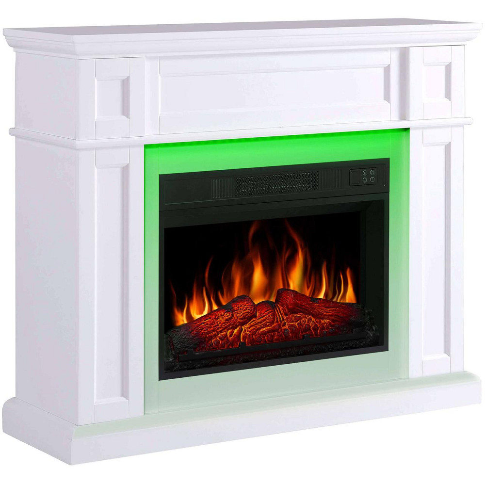 Каминокомплект ArtiFlame Linz AF23S белый с LED подсветкой, обогревом и звуком горения огня Львов - изображение 1