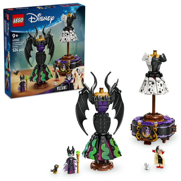 Конструктор LEGO Disney Villains Сукні Малефісенти та Лютелли де Віль 524 деталі (43262) Харків - фото 12