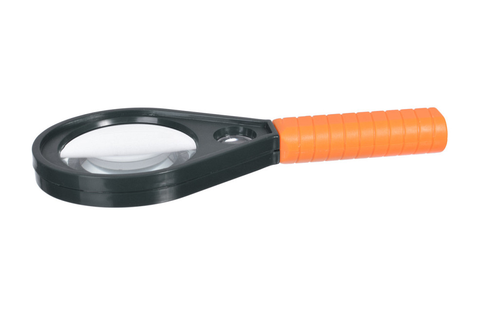 Лупа ручна MG89075-1 кругла, 5Х діам-50мм +8Х діам-16мм Полтава - фото 1