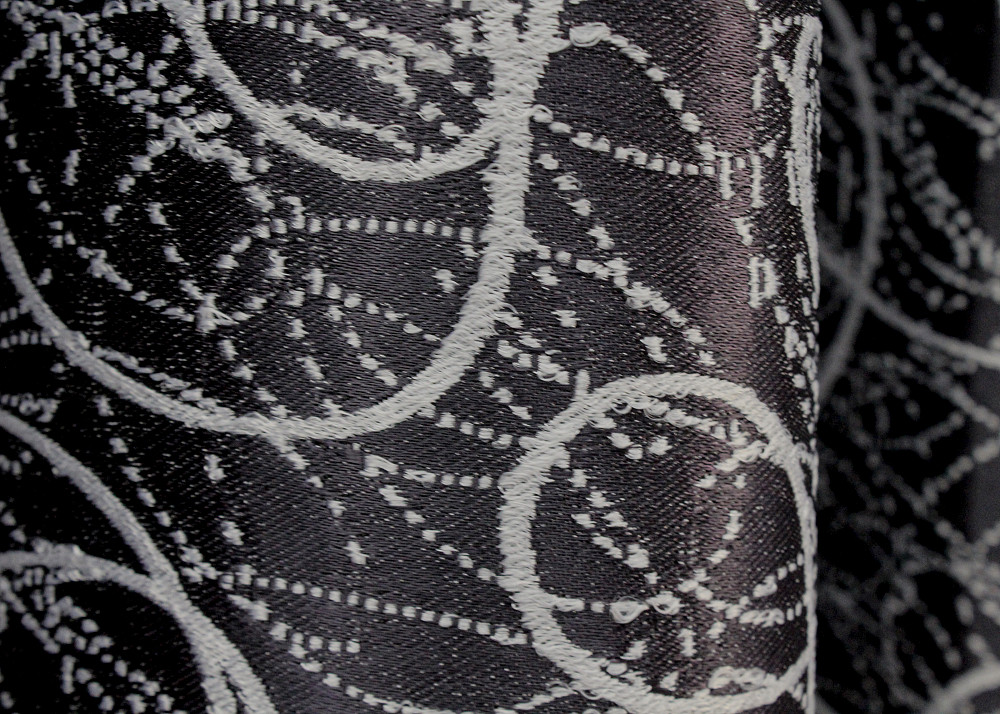 Комплект готових штор VR-Textil Блекаут-софт Жаклін № 670ш(А) Чорний з сірим 150х270 см 2шт (30-440) Київ - фото 8