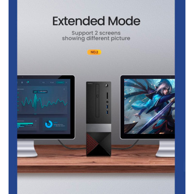 Кабель мультимедійний HDMI M to HDMI M 1.5m braided HD140 black Ugreen (80402) Вінниця - фото 4