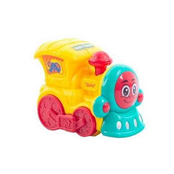 Дитяча іграшкова машинка "Паровозик" 8620_паровозик_жовтий Вінниця