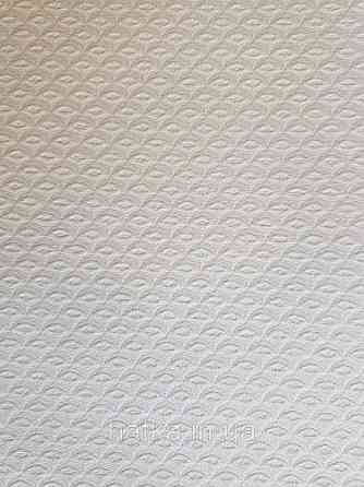 Шпалери вінілові на флізеліні Rasch Trianon Xlll 0.53х10 класика під тканину смуги фігури білі молочні Київ