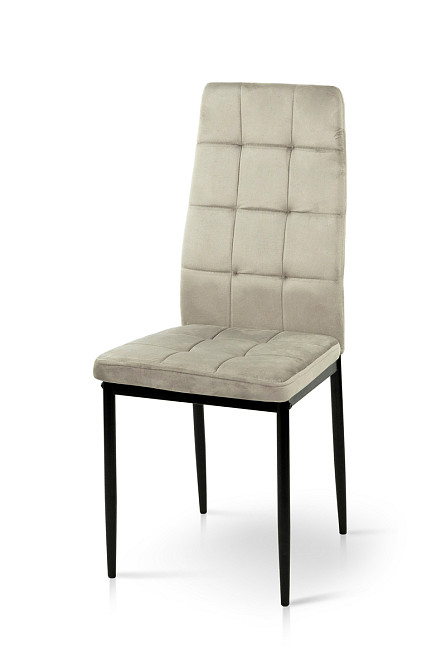 Стілець Айс, чорний/велюр пісочний Киев - изображение 1