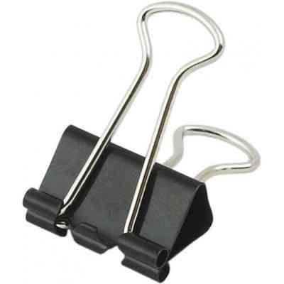 Биндер металлический H-Tone 25 мм, 12 шт, черные (BIND-HT-JJ40316-25) Винница