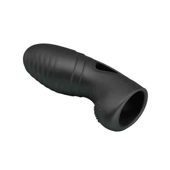 Насадка на палець - Pretty Love Alan Finger Vibrator Black Sex Aura Київ