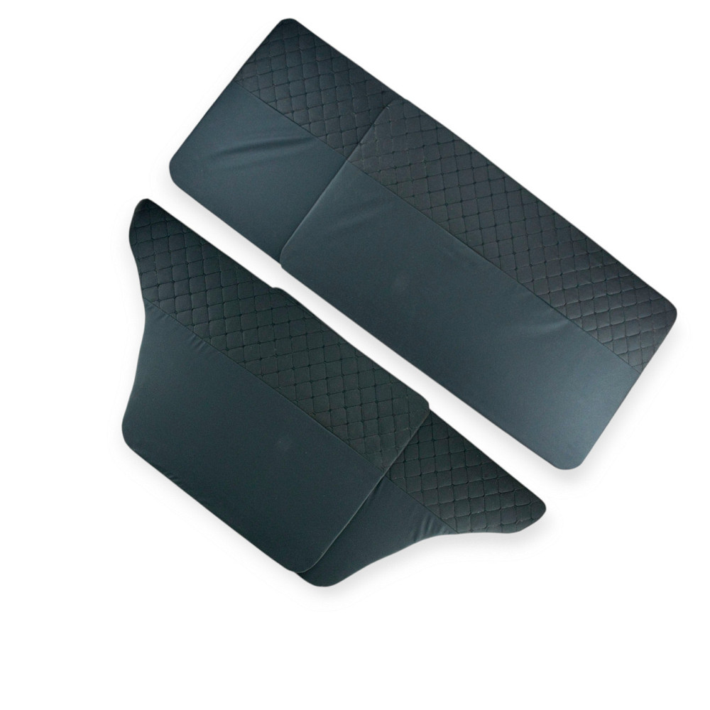 Карта 2101-2107 эксклюзив черный, черная нить двери Мукачево - изображение 1