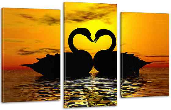 Модульна картина Лебеді Art-108_3 Київ