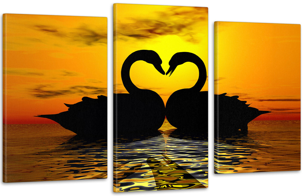 Модульна картина Лебеді Art-108_3 Київ - фото 1