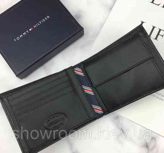 Чоловіче шкіряне портмоне (3302) подарункове паковання Київ