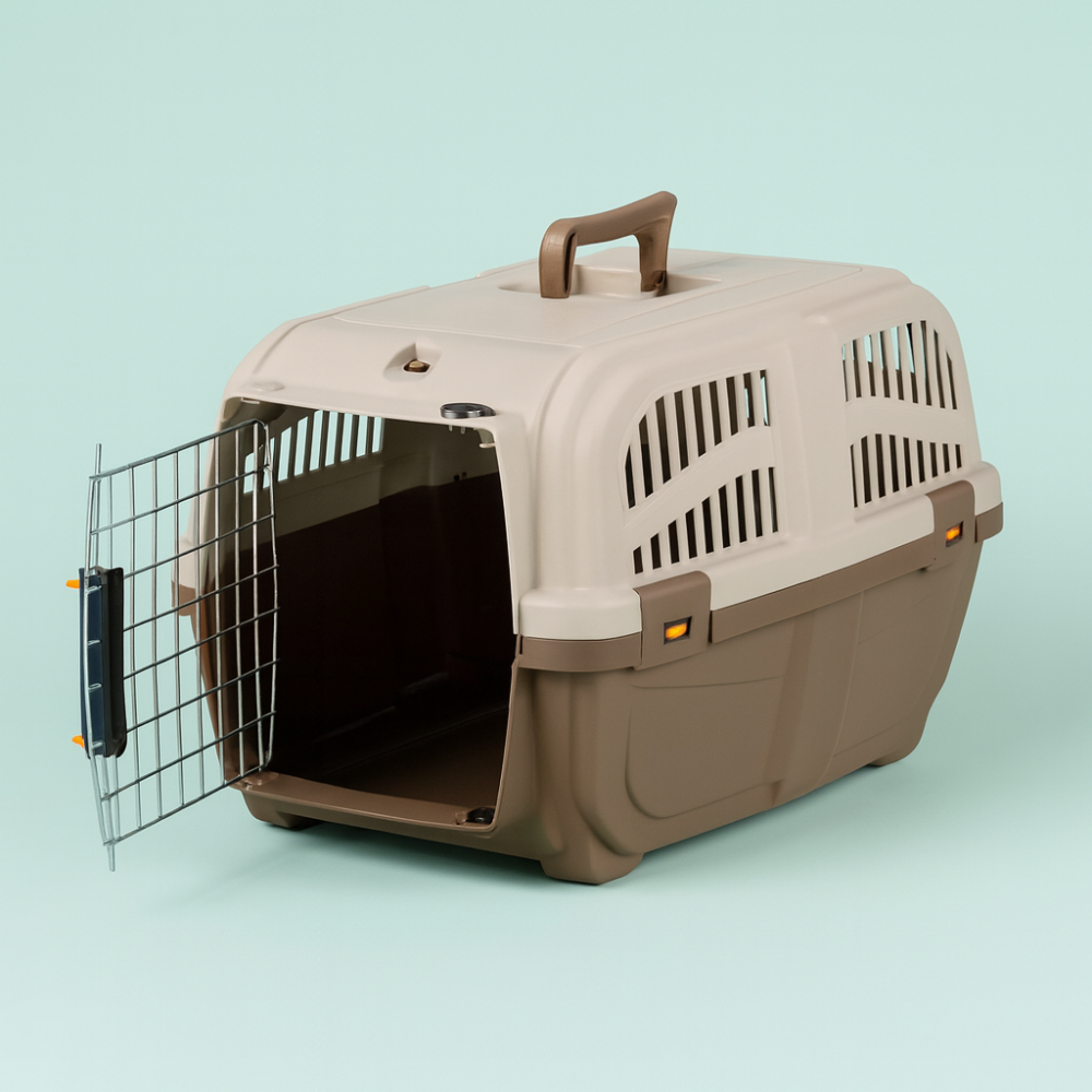 Переноска Trixie Skudo 1 для собак до 12 кг пластикова коричнева 30 x 32 x 49 см Київ - фото 2