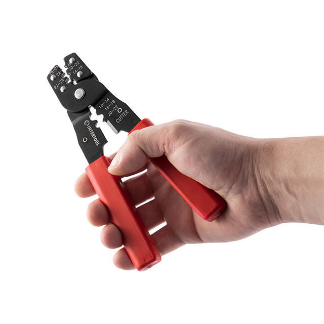 Кліщі INTERTOOL HT-7053 (0,08-5,0 мм) - для обтиску проводів Львів - фото 3