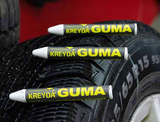 Мел восковой для маркировки по Резине (12шт), белый Павлоград