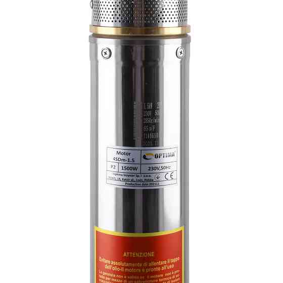 Насос свердловинний з підв. стійк. до піску OPTIMA  4SDm3/20 1.5 кВт 145м + пульт+кабель 1,5м NEW Тернополь