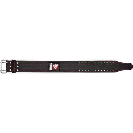Пояс для важкої атлетики RDX Leather Black M Кам'янське