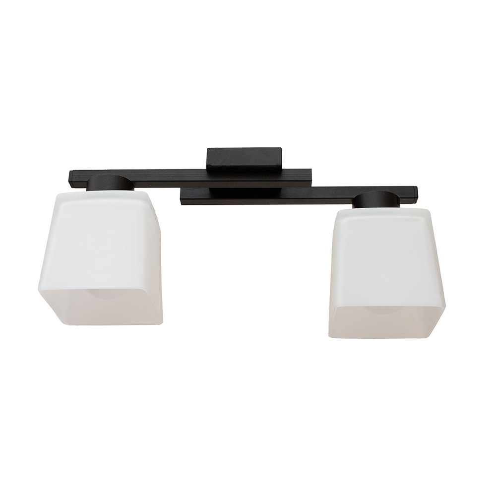 Люстра потолочная на два плафона MSK Electric Dublin под лампы Е27 черная NL 16610-2 BK Одесса - изображение 2