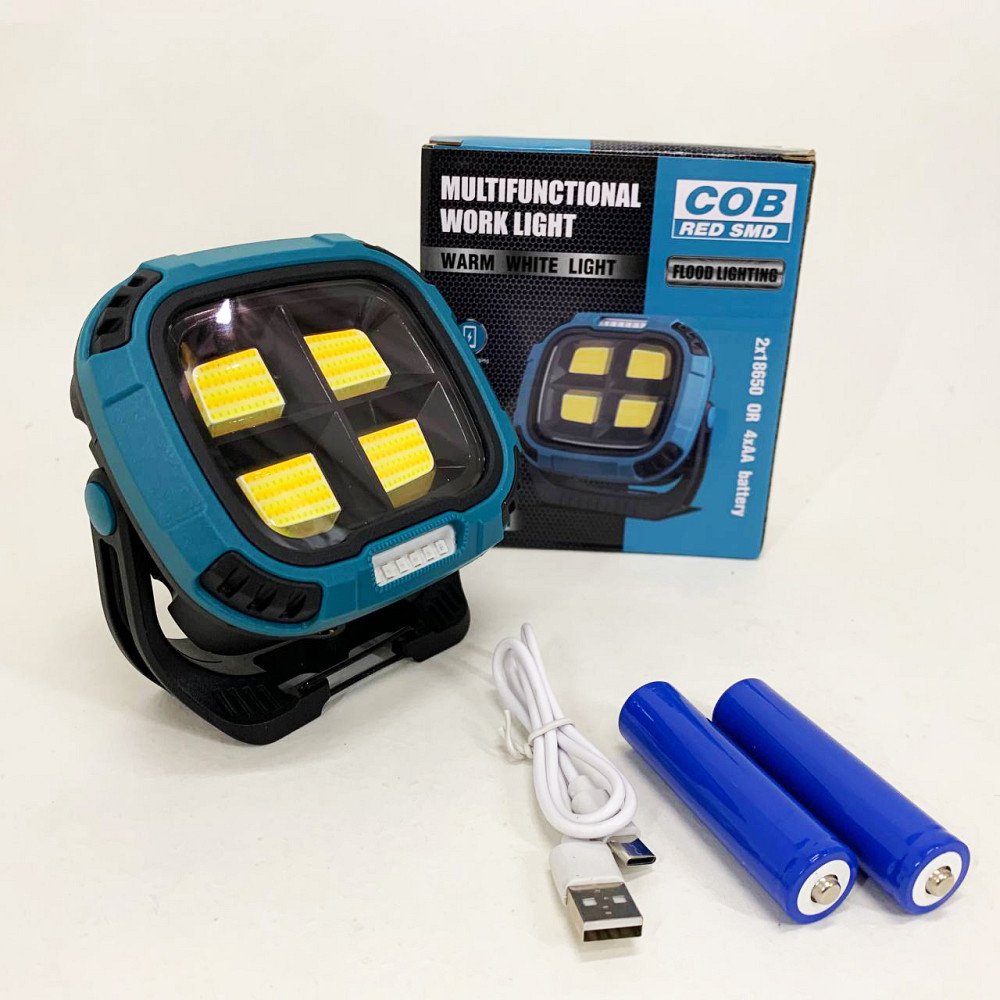 Фонарь кемпинг W894-1-4COB(White+Yellow)+5SMD(Red) Power bank FN-35 Львов - изображение 6