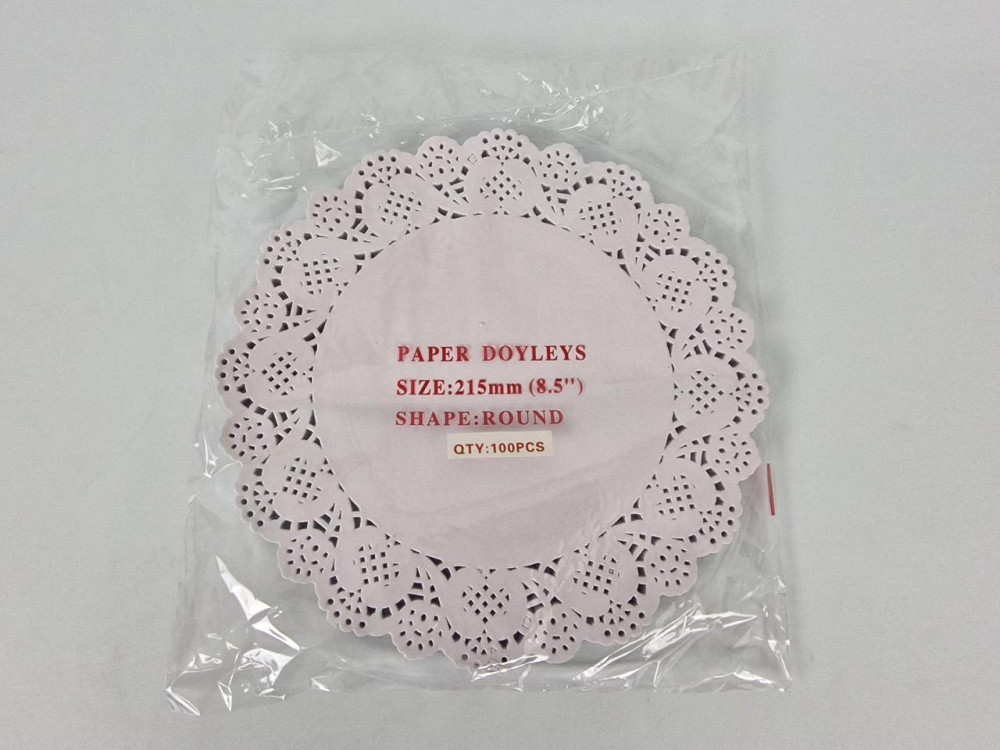 Салфетка ажурная Ф21.5 (100шт) белая (1 пачка) Харьков - изображение 1