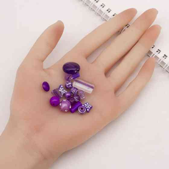 Декоративні намистинки для творчості Бомбей Dom Busin УТ100014231 в упаковці 74 шт Вінниця