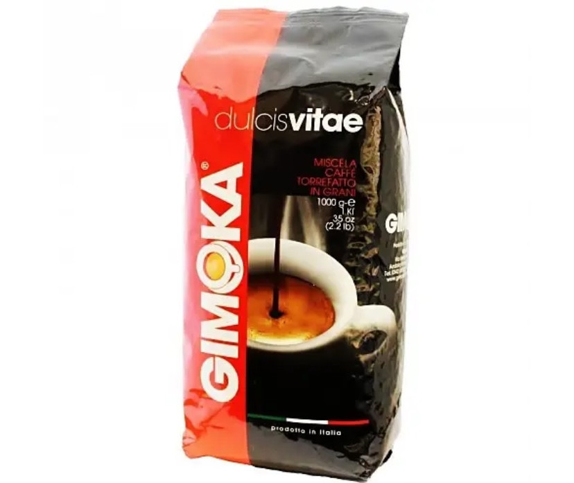 Кофе в зернах Gimoka Dolce Vita 1кг, Италия Оригинал (Джимока) Виноградов - изображение 1