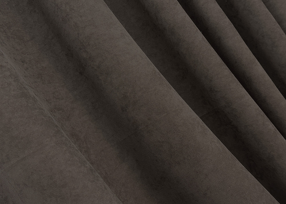 Комплект коротких штор VR-Textil Мікровелюр Petek YL № 1892ш Венге 140х170 см 2 шт (35-0422) Київ - фото 5