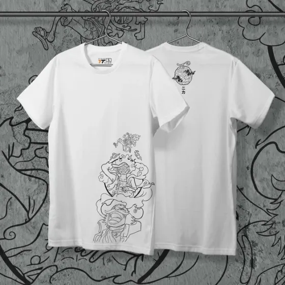 Футболка чоловіча з  принтом Ван Пис Luffy Sun God Розмір 48 Anime0153 Дніпро