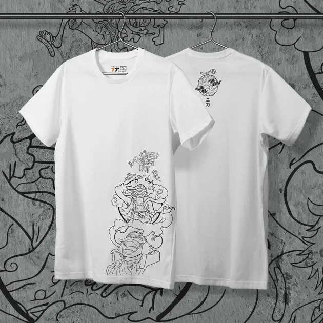 Футболка чоловіча з  принтом Ван Пис Luffy Sun God Розмір 48 Anime0153 Дніпро - фото 1