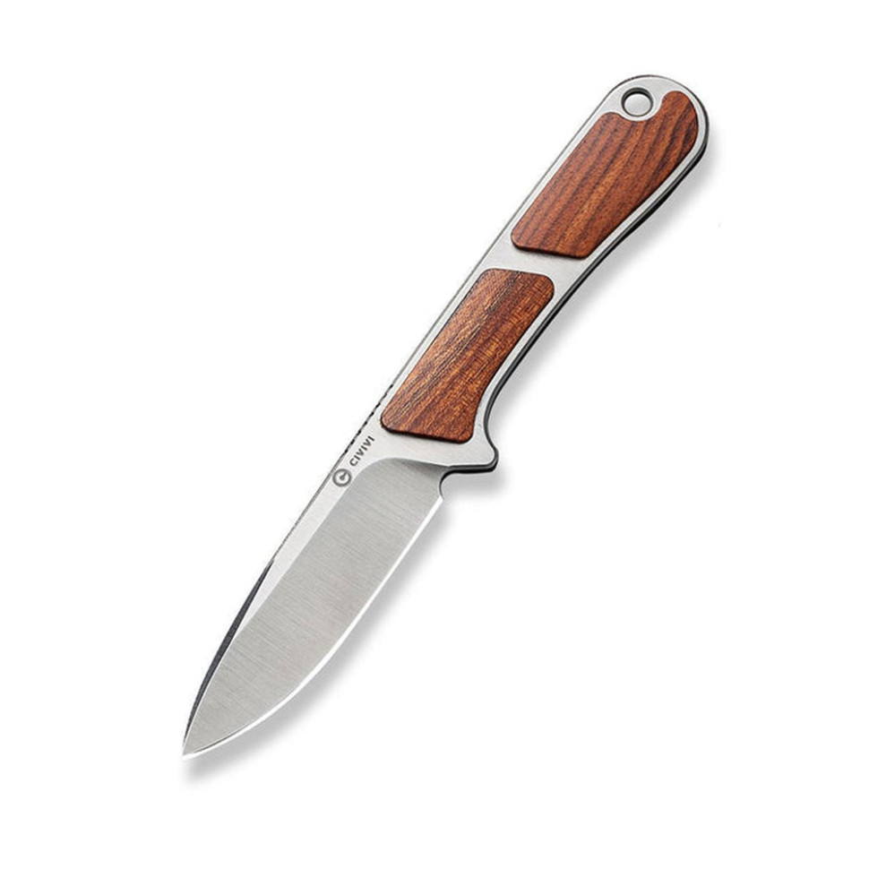 Нож фиксированный тактический Civvi Mini Elementum, (5.7 см) Nitro-V / Guibourtia Wood Киев - изображение 1