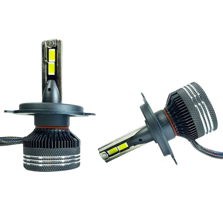 Комплект світлодіодних LED ламп Sanvi V2 H4 (P43t) Canbus 65W 16000Lm 5500K 12V Харків - фото 9