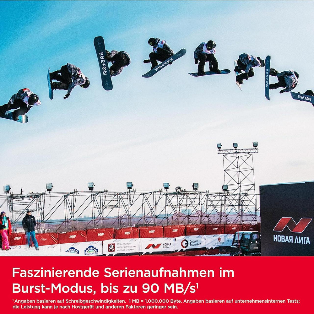 Карта пам'яті SanDisk Extreme PRO SDXC 128 GB чорна V30 U3 200 MB/s 4K швидкісна SD-карта для камери смартфона відеореєстраторів Київ - фото 4