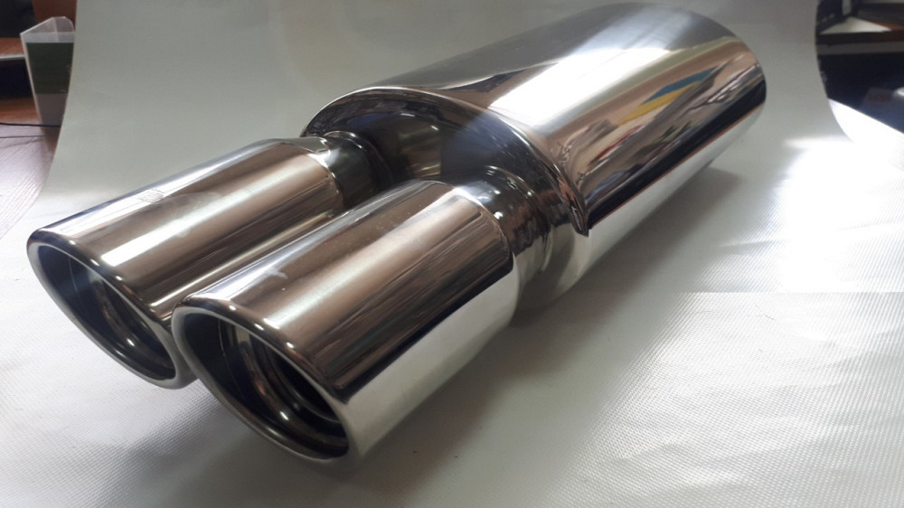 Прямоточный глушитель НГ-0690 d- нержавейка Винница - изображение 2