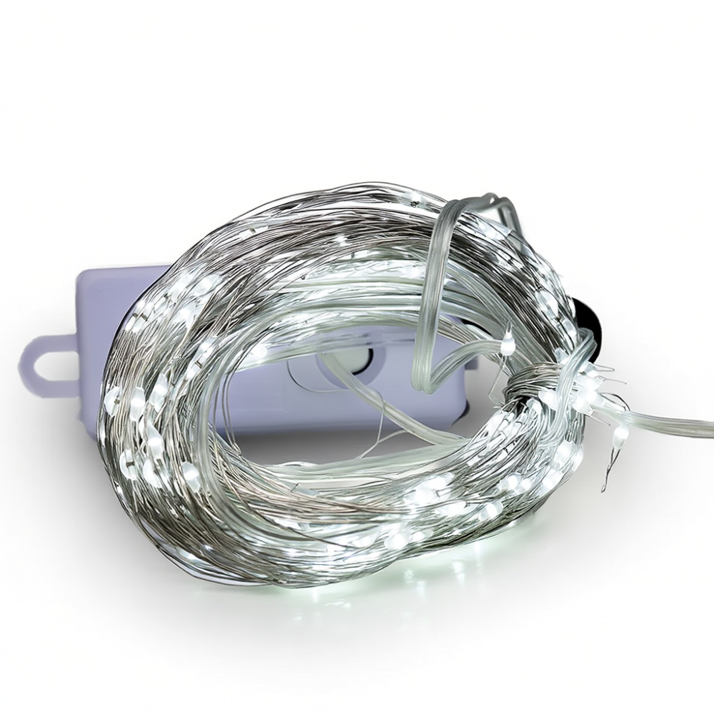 Гірлянда "Конський хвіст" 3 м, 600 LED, біла Київ - фото 1